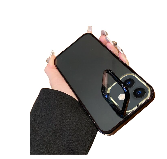 Kick stand camera protector crna iPhone 15 Pro