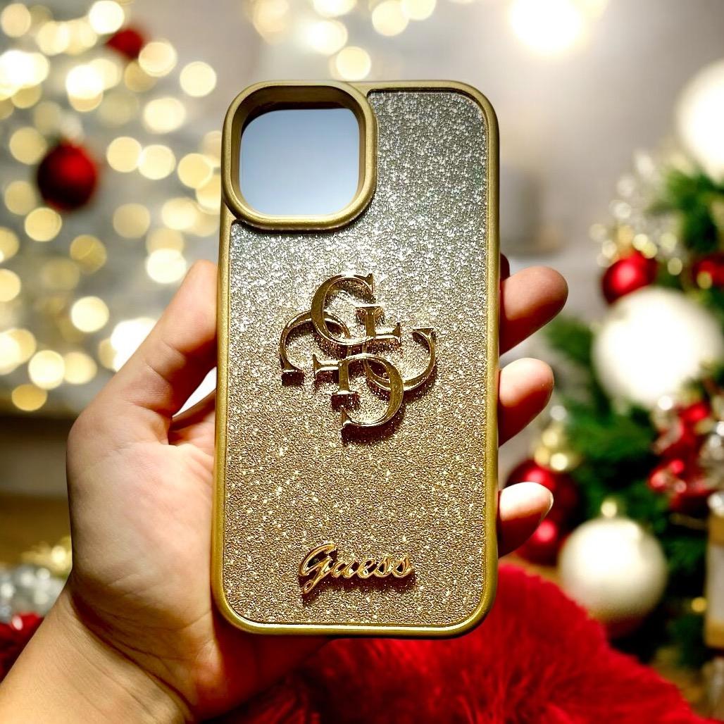 TPU Guess iPhone 15 Pro zlatna