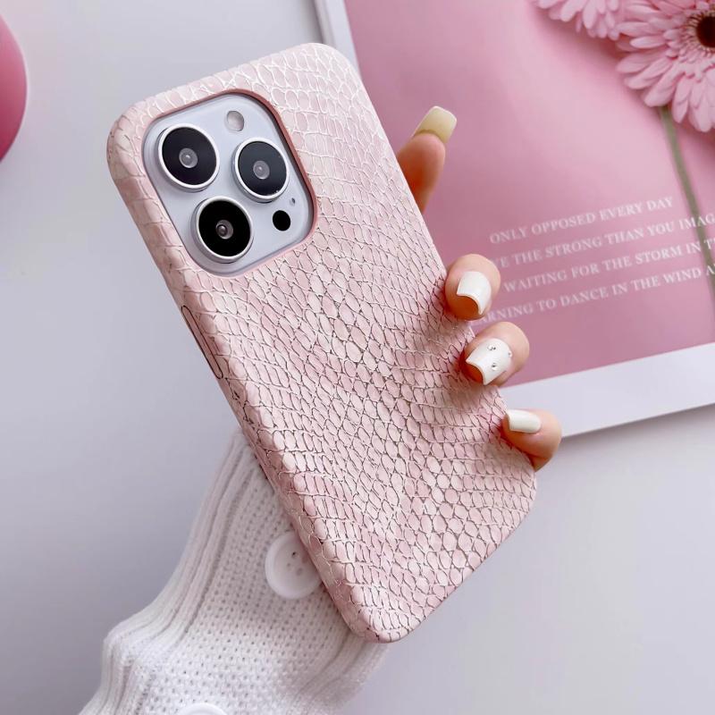 Snake roza maska iPhone 15 Pro