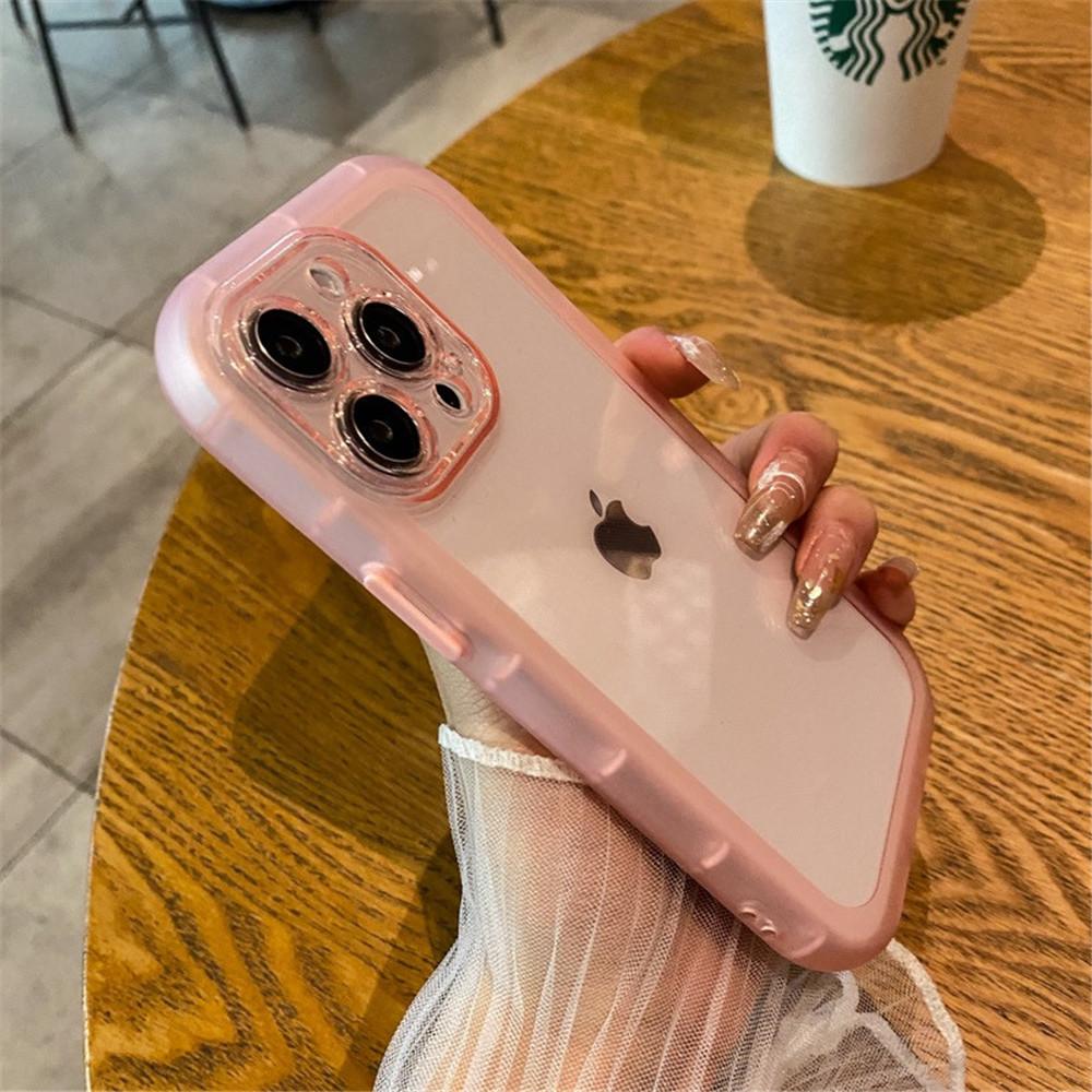 Bumper providna maska roza iPhone 15 Pro
