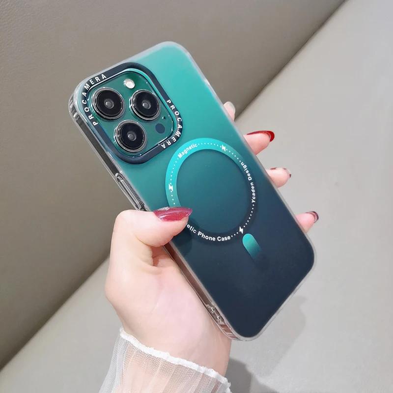 Gradient magsafe zelena maska iPhone 15 Pro