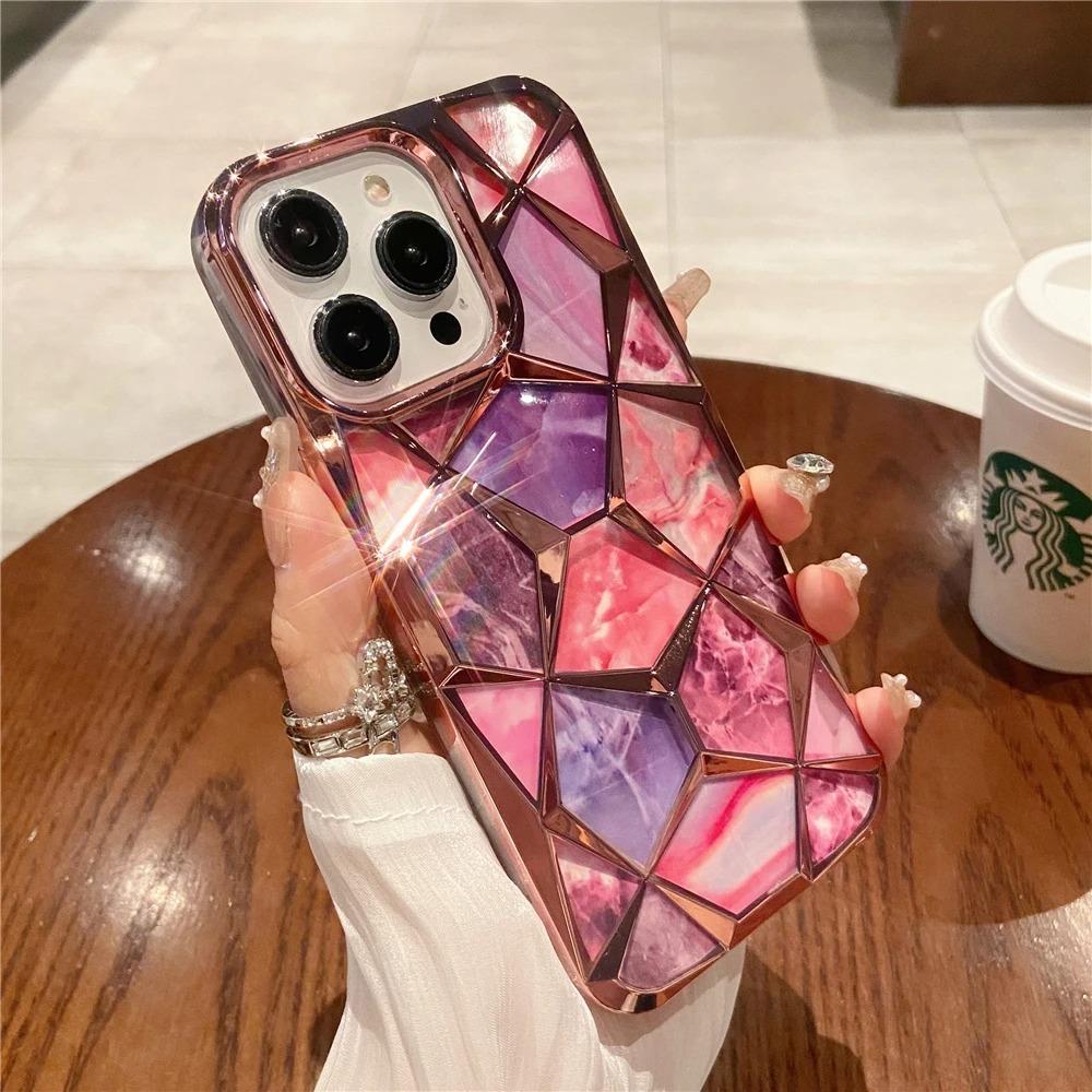Diamond color case roza iPhone 15 pro