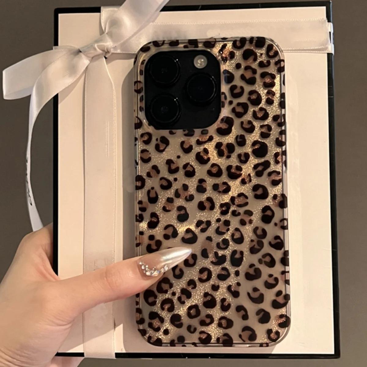 Leopard staklena maska iPhone 15 Pro
