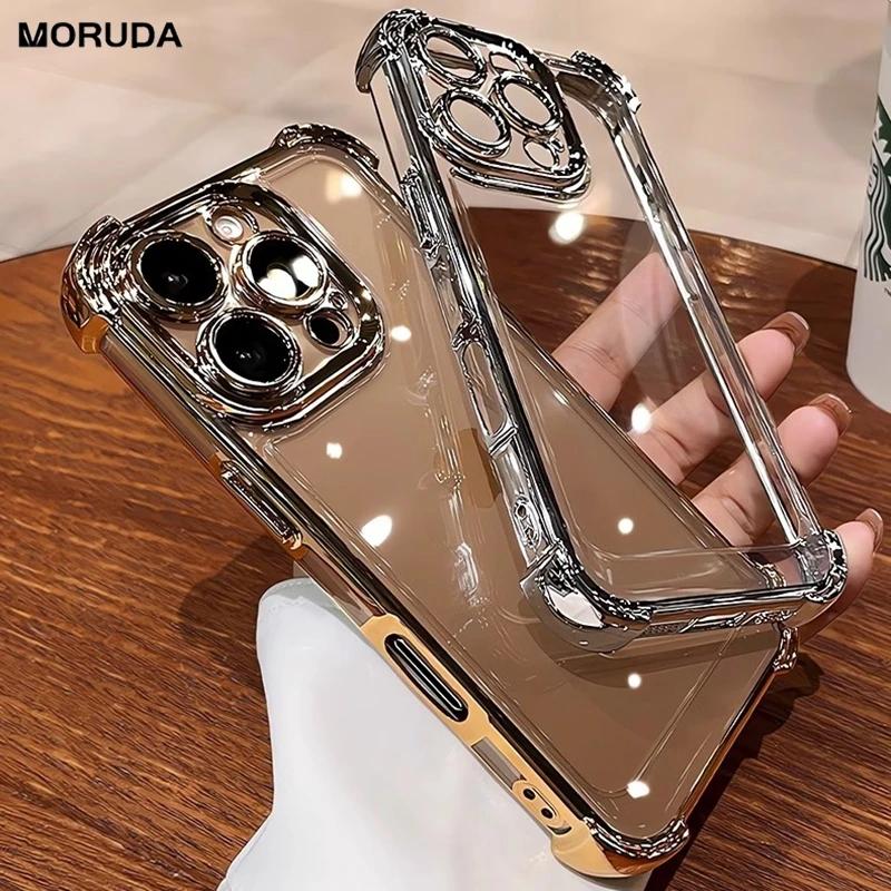 Shockproof acrylic maska srebrena iPhone 15 pro