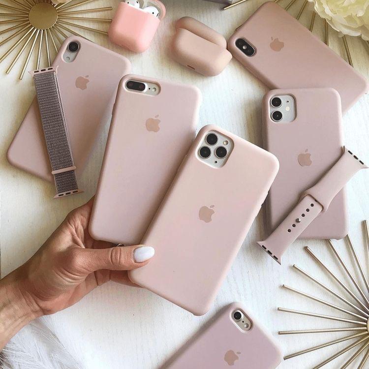 Silicone case iPhone 15 Pro puder roza