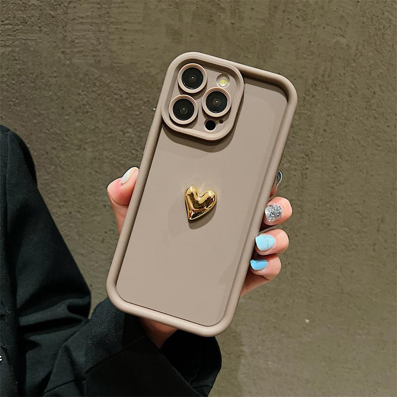 Nova anti drop maska sa srcem puder iPhone 15 Pro