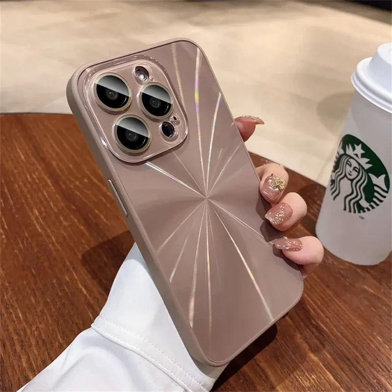 Sjajna akrilna maska puder iPhone 15 Pro